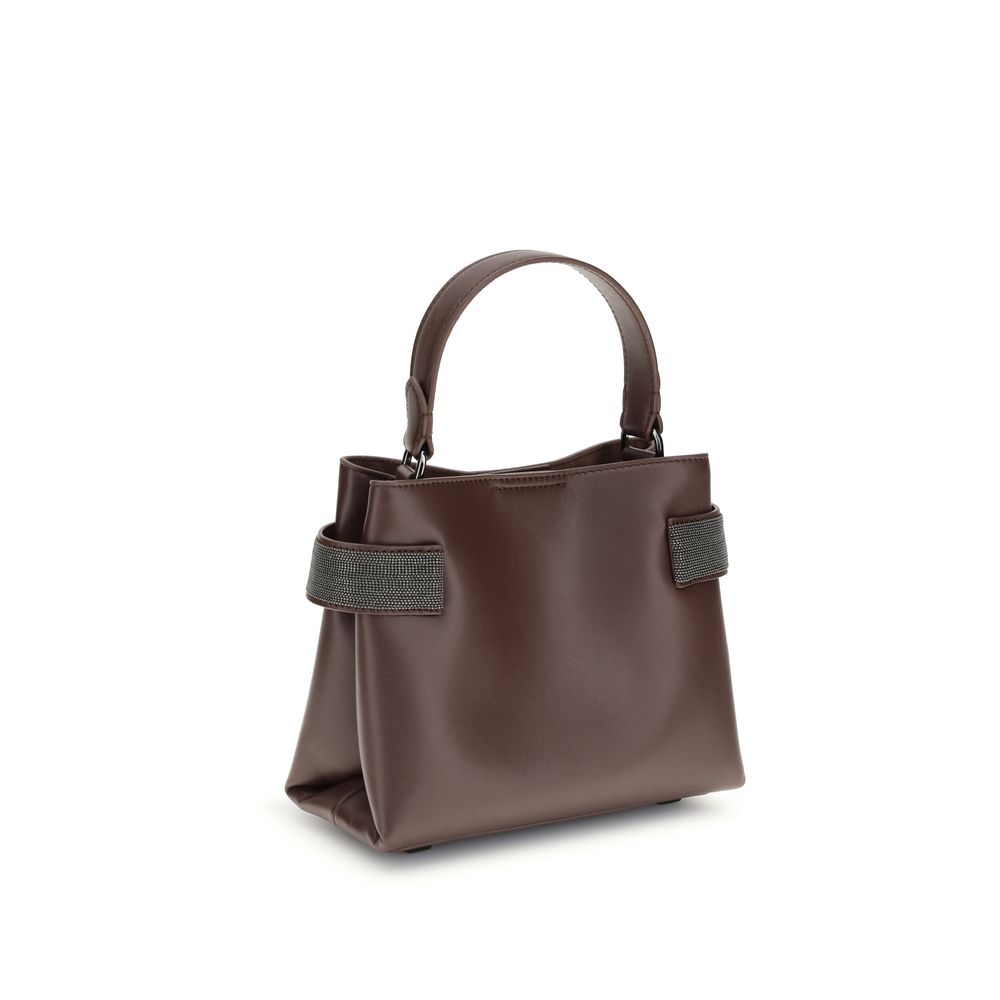 Brunello Cucinelli läderhandväska