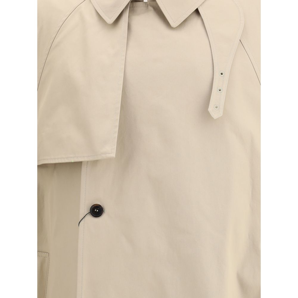 Saint Laurent trenchcoat i bomullstwill