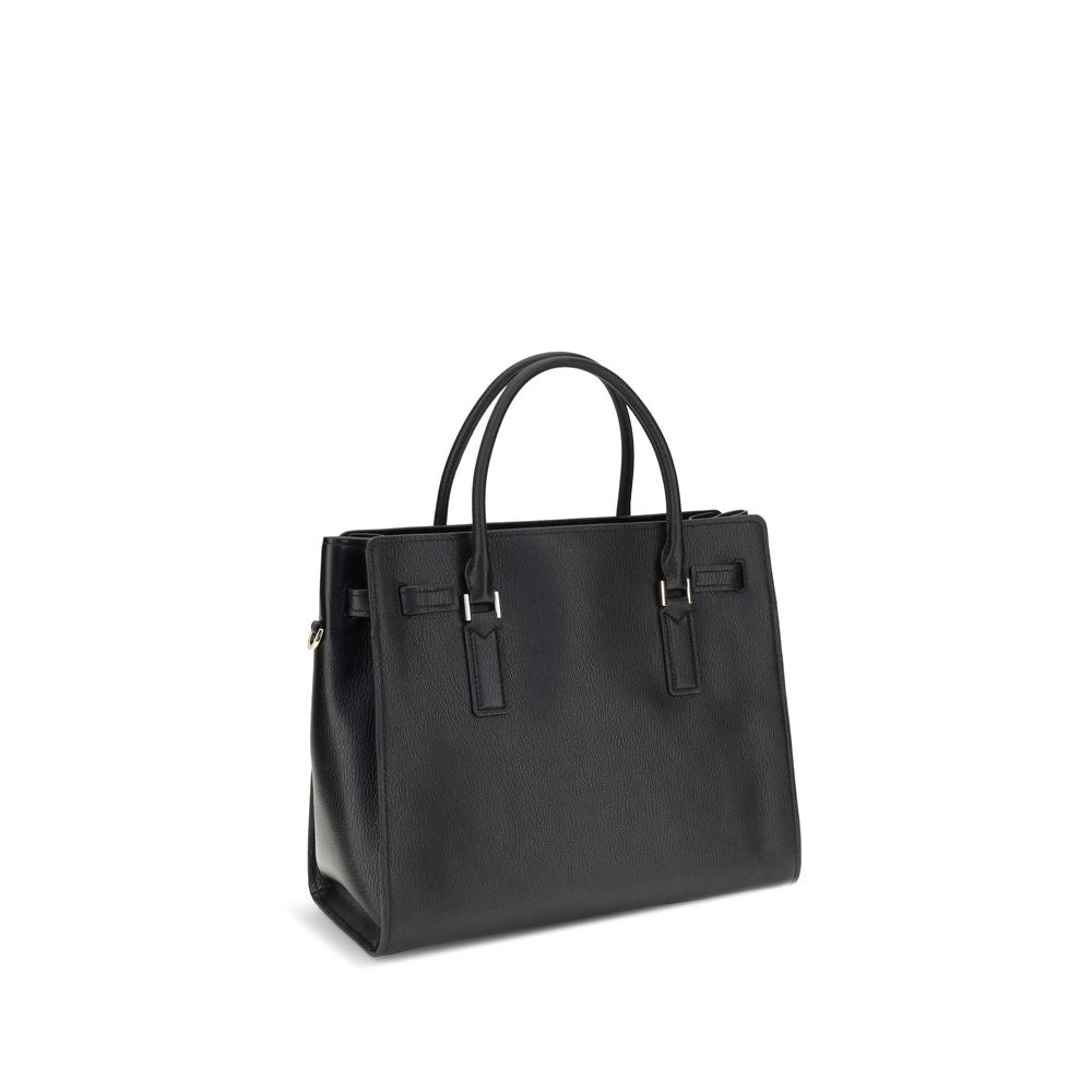 Michael Kors läderaxelväska
