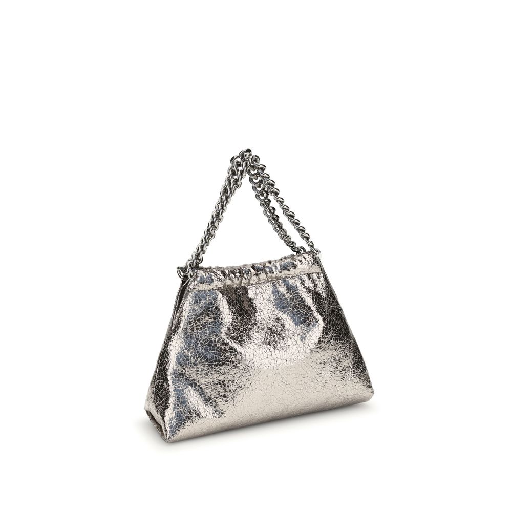 Stella McCartney Falabella axelväska med metallisk krackelerad effekt