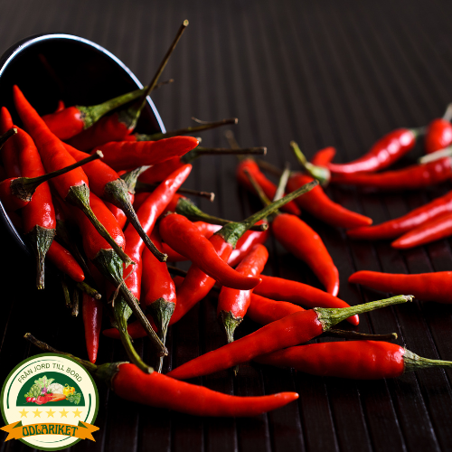 Chilipeppar - De Cayenne - 65 frön