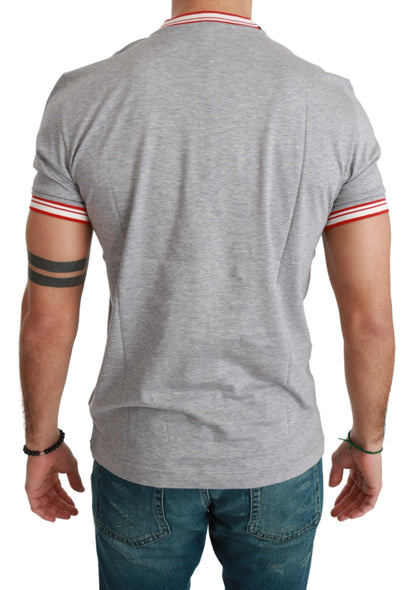 Dolce &amp;amp; Gabbana Grå bomullstopp 2019 Grisens år T-shirt