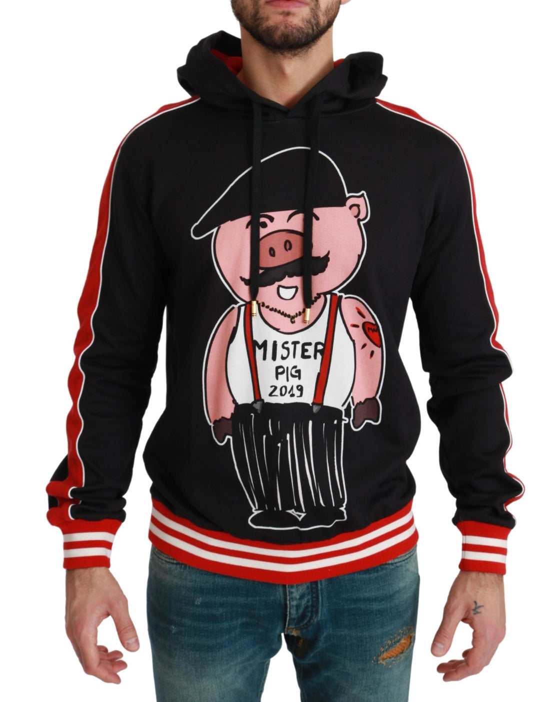 Dolce &amp;amp; Gabbana Black Pig of the Year Luvtröja