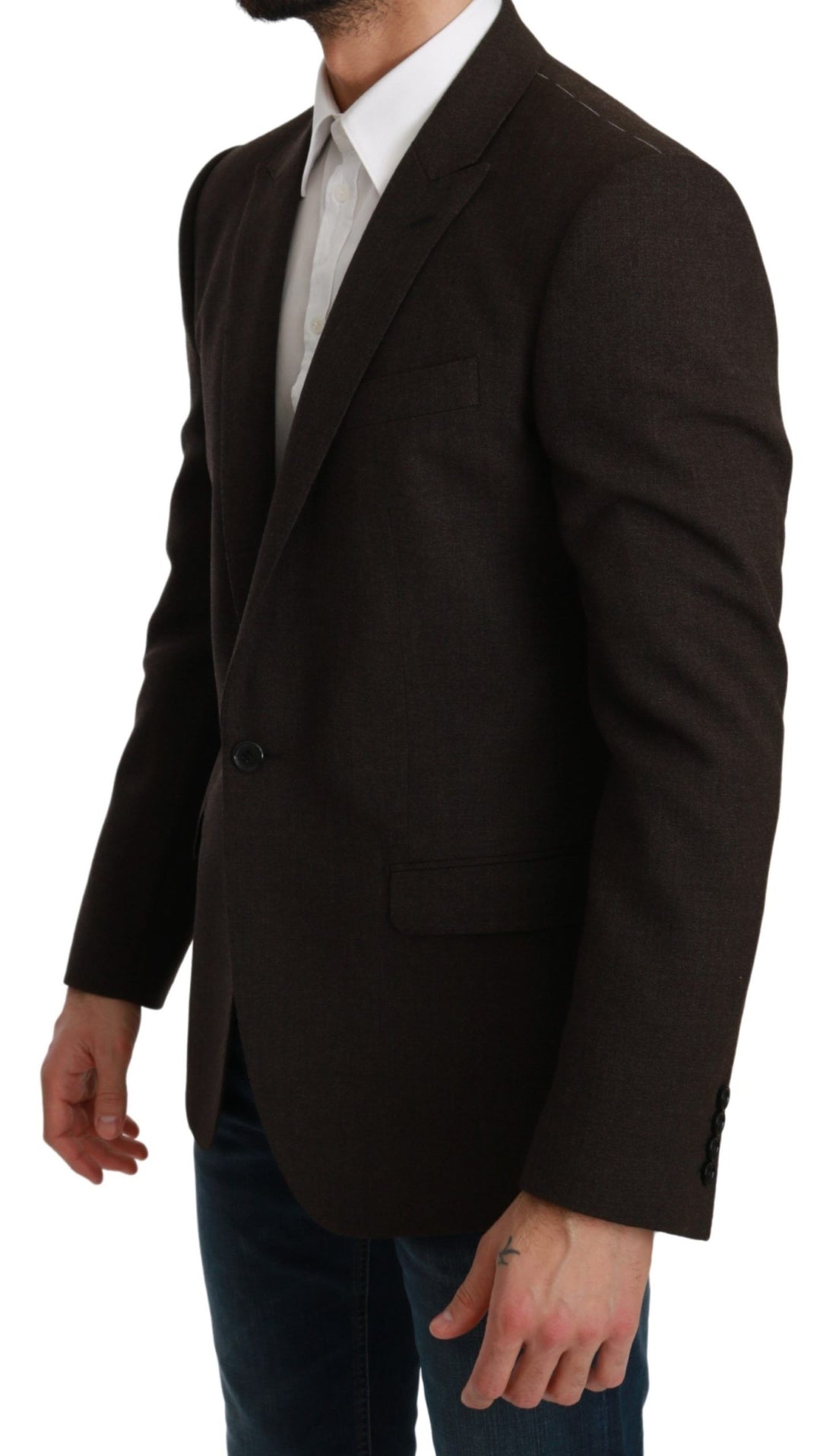 Dolce &amp;amp; Gabbana Brun Slim Fit Kappa Kavaj MARTINI Kavaj