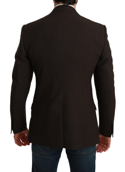 Dolce &amp;amp; Gabbana Brun Slim Fit Kappa Kavaj MARTINI Kavaj