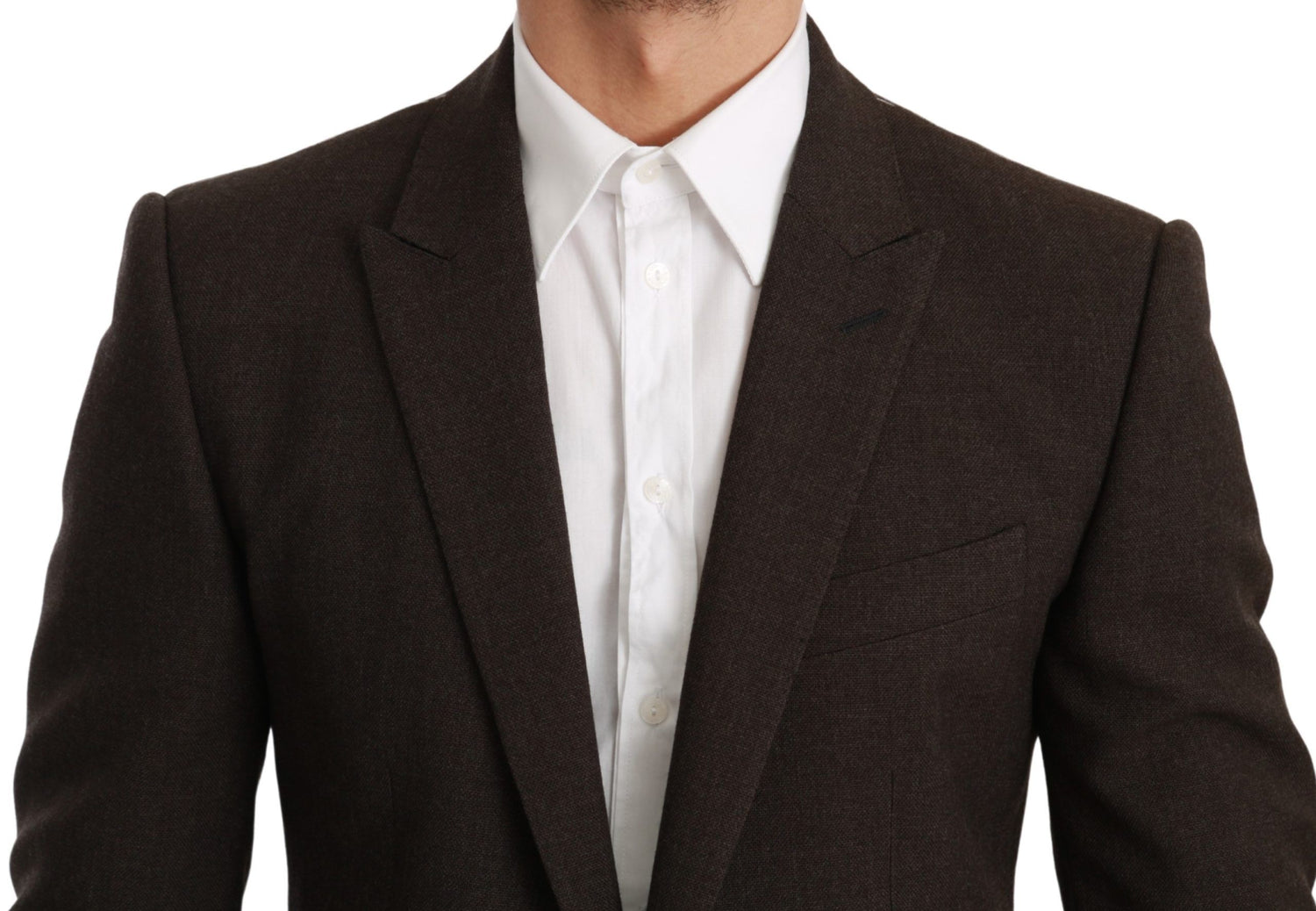 Dolce &amp;amp; Gabbana Brun Slim Fit Kappa Kavaj MARTINI Kavaj