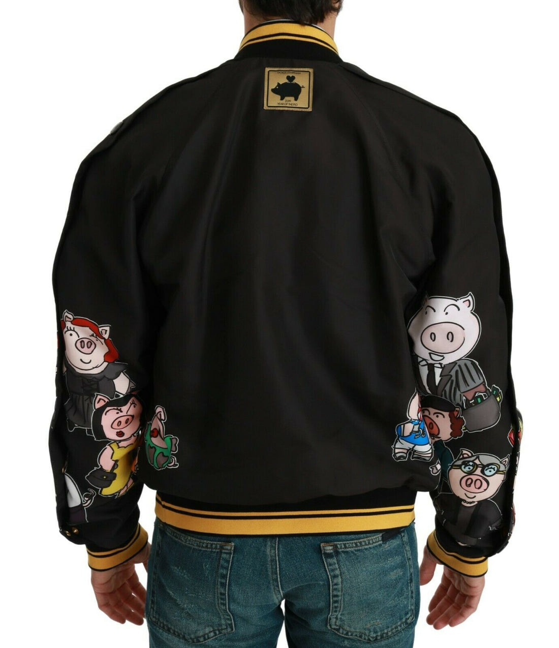 Dolce &amp;amp; Gabbana Svart GRISENS ÅR Bomberjacka