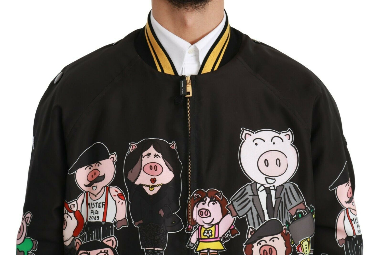 Dolce &amp;amp; Gabbana Svart GRISENS ÅR Bomberjacka
