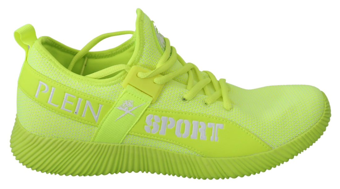 Philipp Plein Gröna CARTER-logotyp Höga sneakers