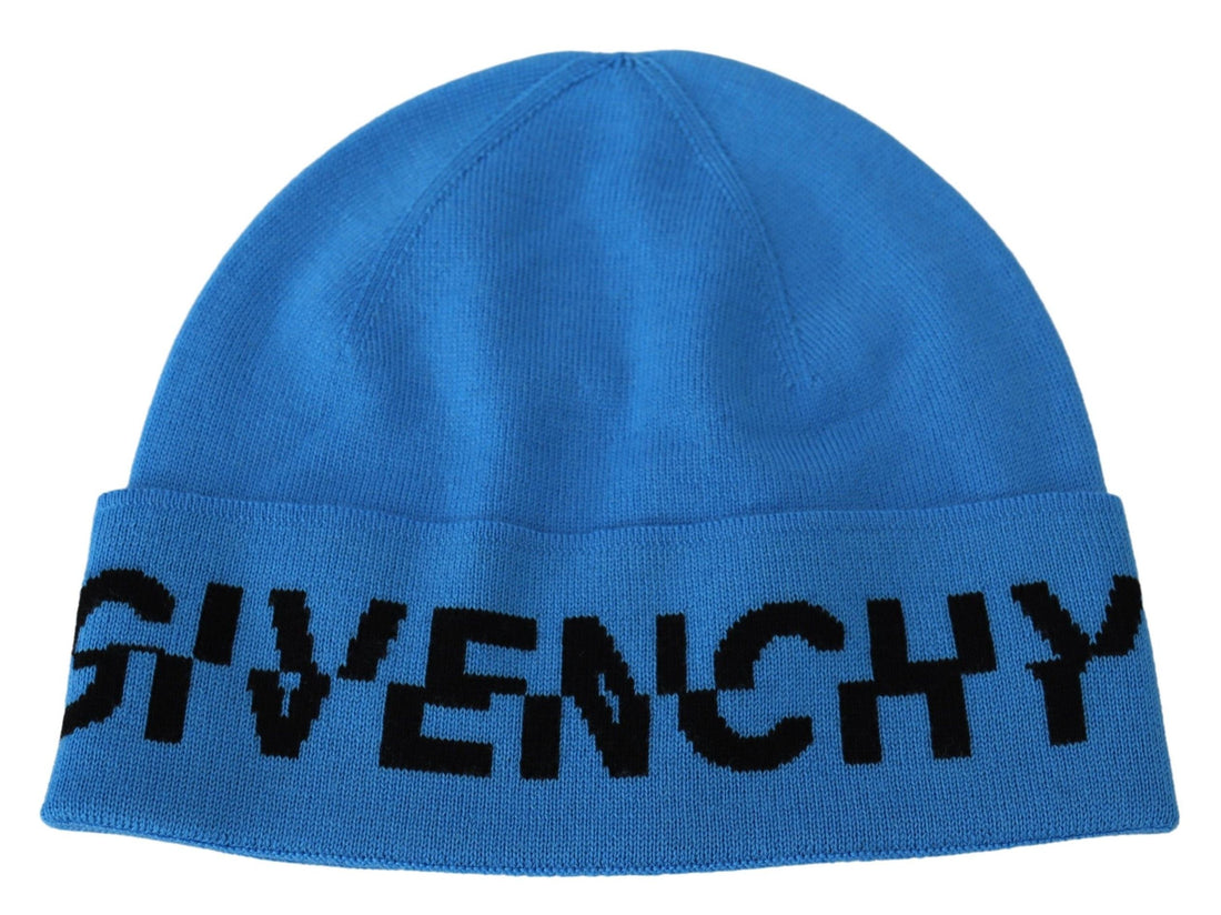 Givenchy Blå Ull Unisex Vinter Varm Mössa