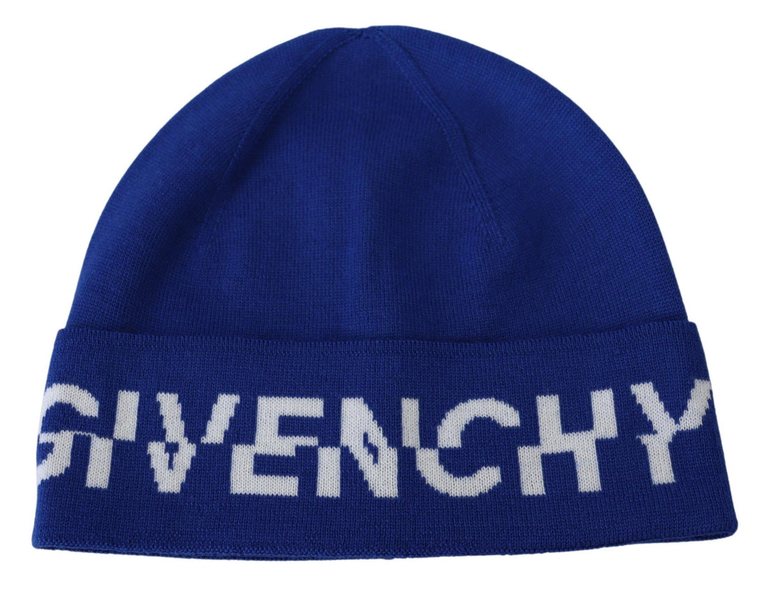 Givenchy Blå Ull Unisex Vinter Varm Mössa