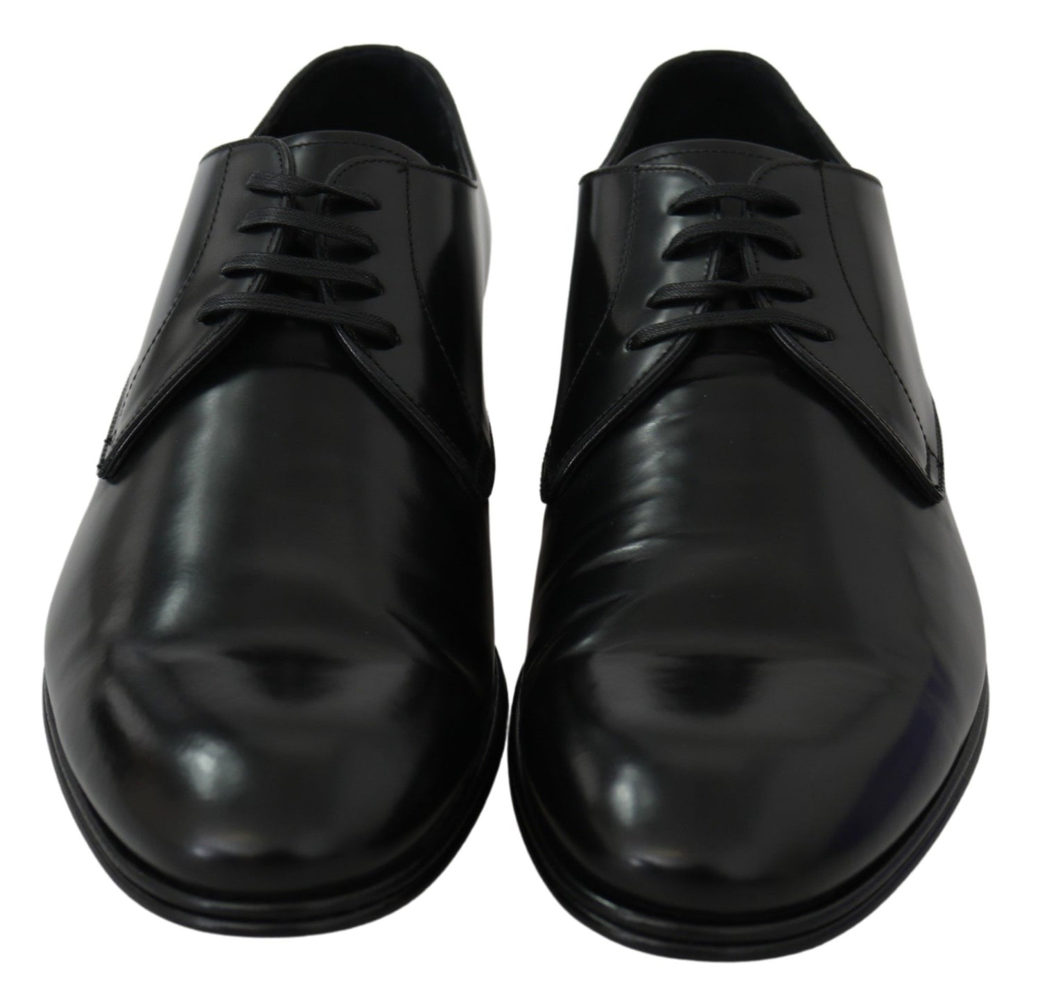 Dolce &amp;amp; Gabbana Derby Napoli svarta läderskor