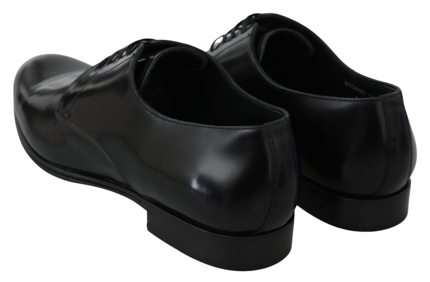 Dolce &amp;amp; Gabbana Derby Napoli svarta läderskor