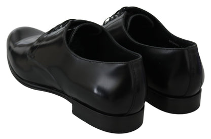 Dolce &amp;amp; Gabbana Derby Napoli svarta läderskor