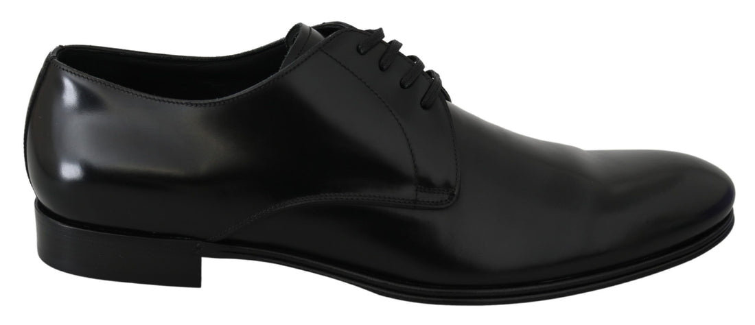 Dolce &amp;amp; Gabbana Derby Napoli svarta läderskor