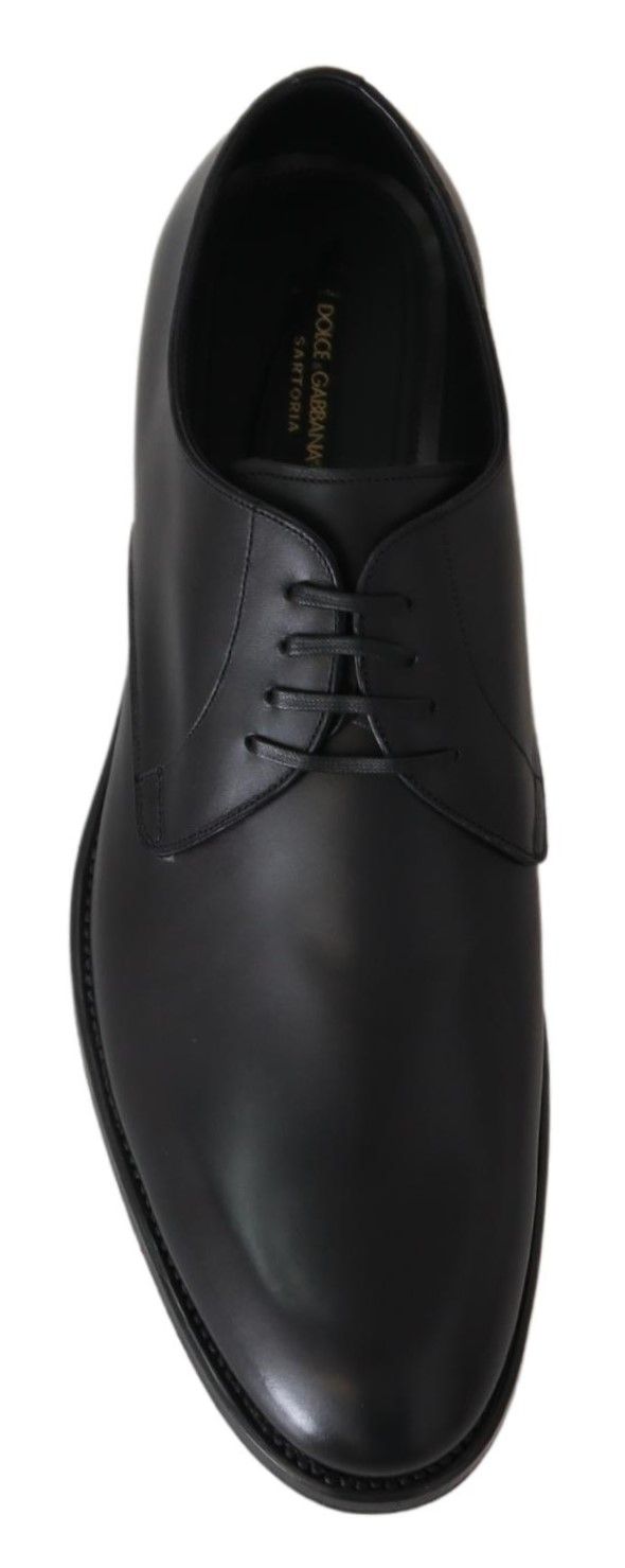 Dolce &amp;amp; Gabbana svarta läderskor SARTORIA handgjorda