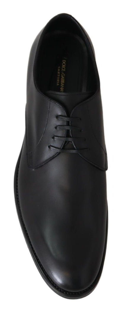 Dolce &amp;amp; Gabbana svarta läderskor SARTORIA handgjorda