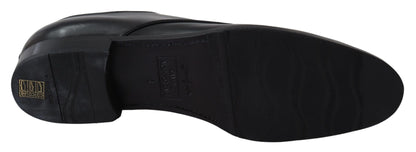 Dolce &amp;amp; Gabbana svarta läderskor SARTORIA handgjorda