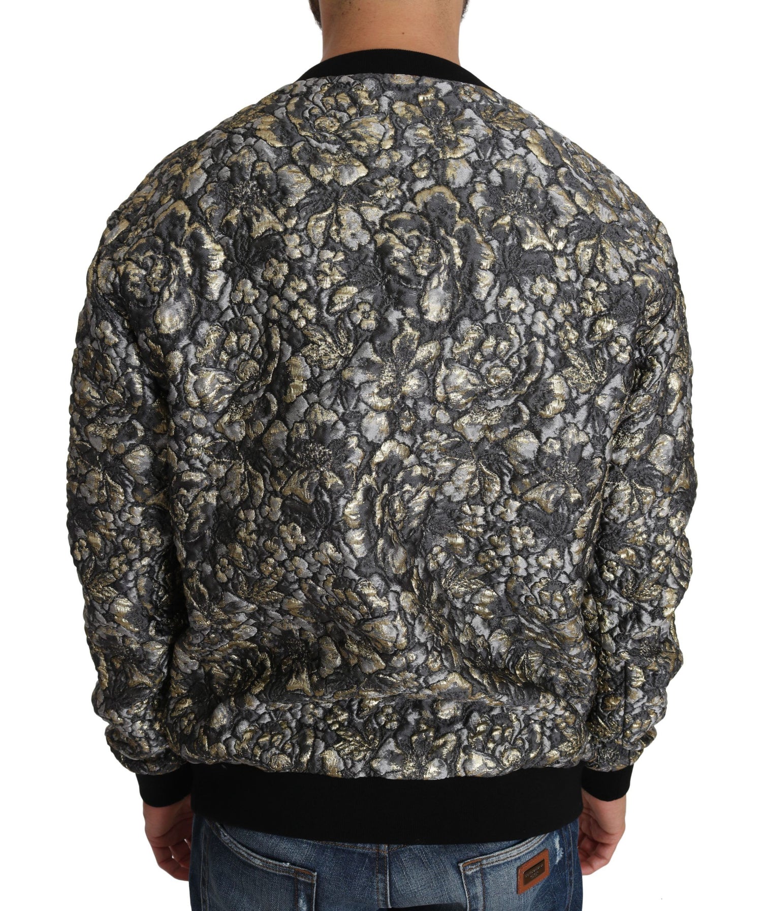 Dolce &amp;amp; Gabbana Flerfärgad SAMBA Jacquard Palmtree Pullover Tröja