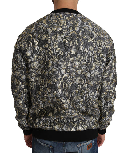 Dolce &amp;amp; Gabbana Flerfärgad SAMBA Jacquard Palmtree Pullover Tröja