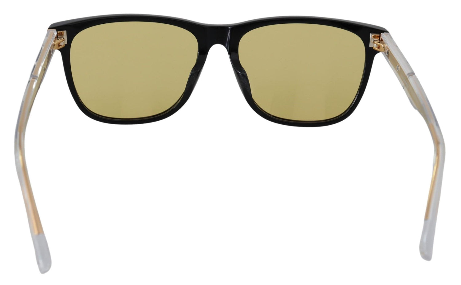 Diesel DL0330-D 01E 57 solglasögon med svarta bågar och genomskinliga glas