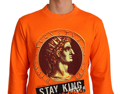 Dolce &amp;amp; Gabbana Orange King Caesar Bomullströja