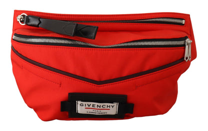 Givenchy elegant stor magväska i rött och svart