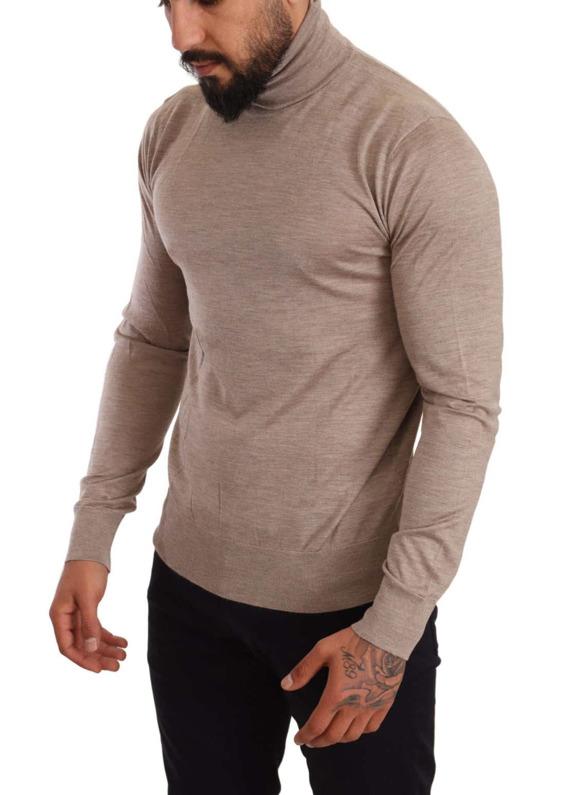 Dolce &amp;amp; Gabbana Beige Kashmir Polotröja