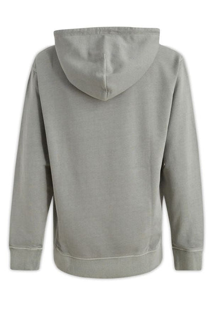 Hugo Boss Elegant Grå Bomulls Huvtröja