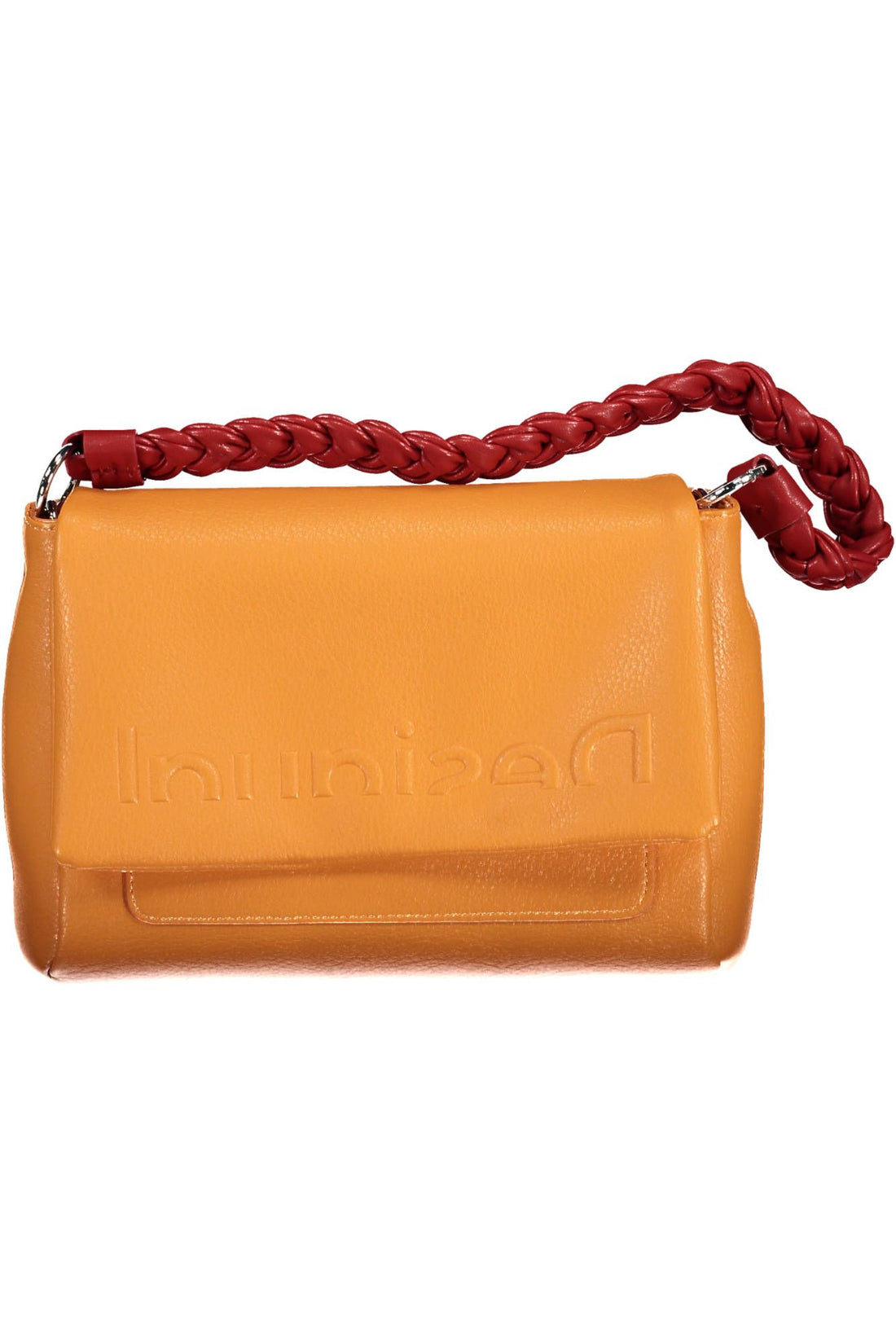 Desigual Chic Orange Axelväska med Kontrastdetaljer