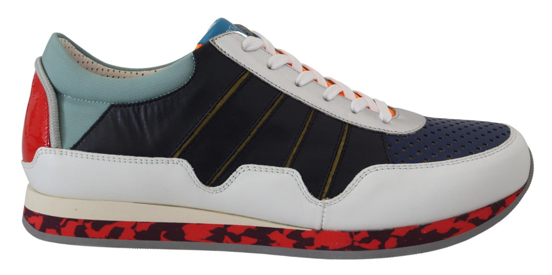 Dolce &amp;amp; Gabbana Låga Sportskor i Läder med Flerfärgade Färger