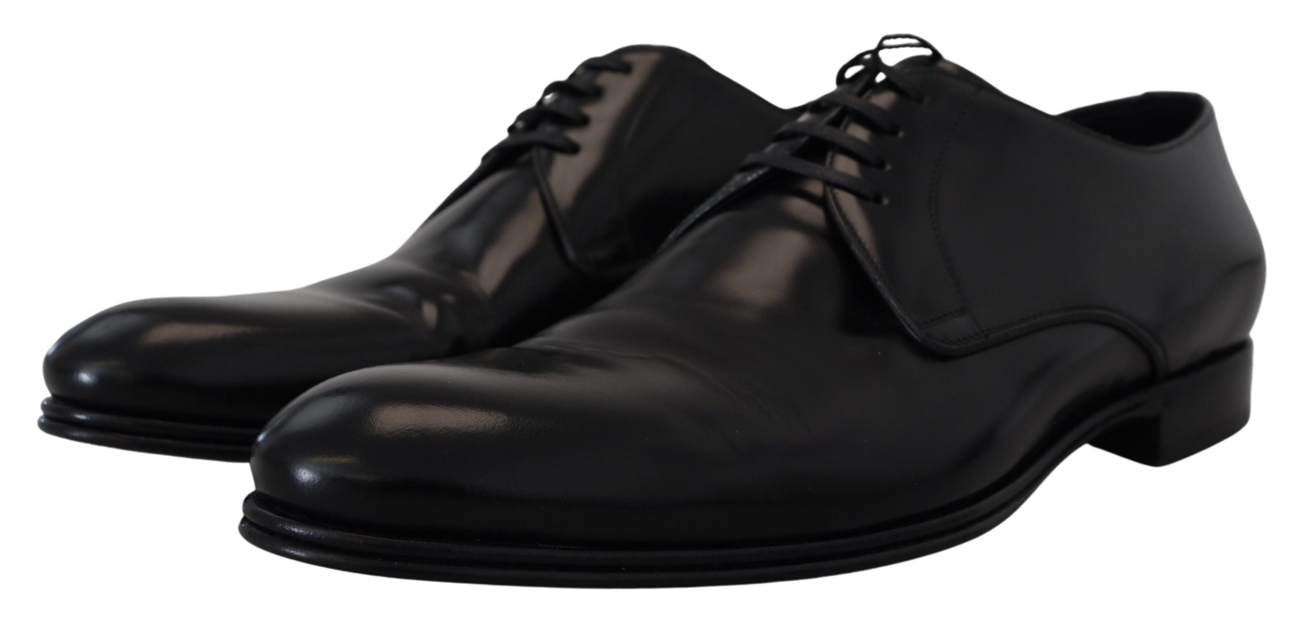 Dolce &amp;amp; Gabbana svarta läderskor