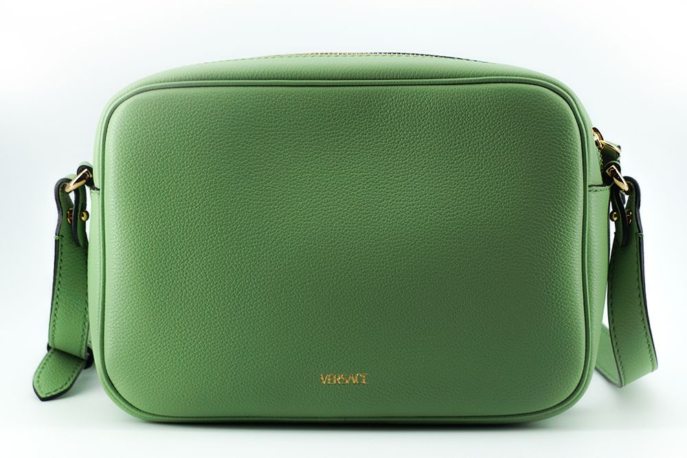 Versace Elegant Mintgrön Läderkameraväska