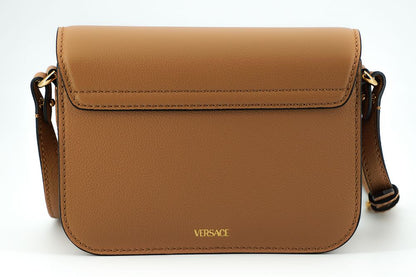 Versace Elegant Axelväska i Kalvskinn i Brunt