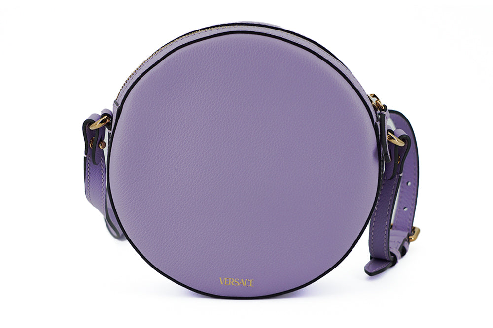 Versace Elegant Lila Rund Axelväska