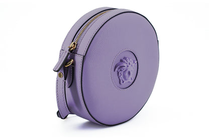 Versace Elegant Lila Rund Axelväska