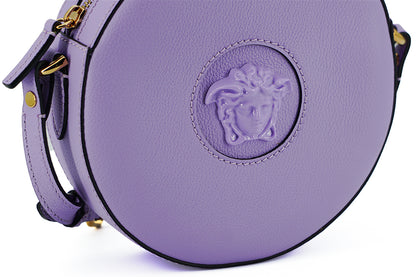 Versace Elegant Lila Rund Axelväska