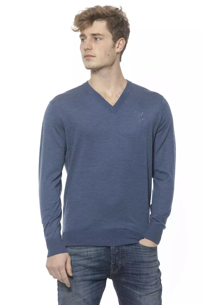 Billionaire Italian Couture Elegant Kashmir V-ringad Herrtröja