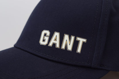 Gant Blå Bomullslogotyp Basebollkeps Avslappnad Hatt