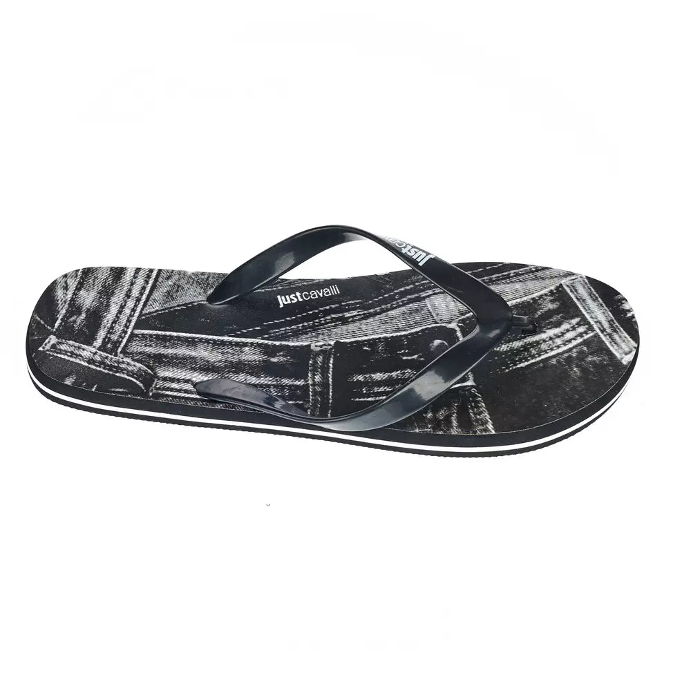 Just Cavalli Svarta EVA Herrsandaler