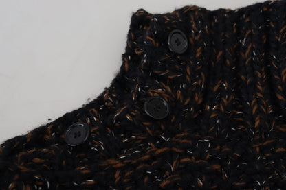 Dolce &amp;amp; Gabbana Brown Fatto A Mano Tröja med turtleneck