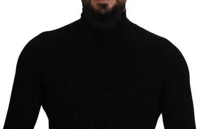 Dolce &amp;amp; Gabbana Svart Halv Dragkedja Polotröja