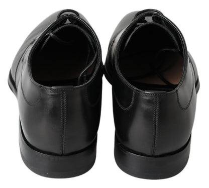 Dolce &amp;amp; Gabbana Svarta Derby Formella Skor