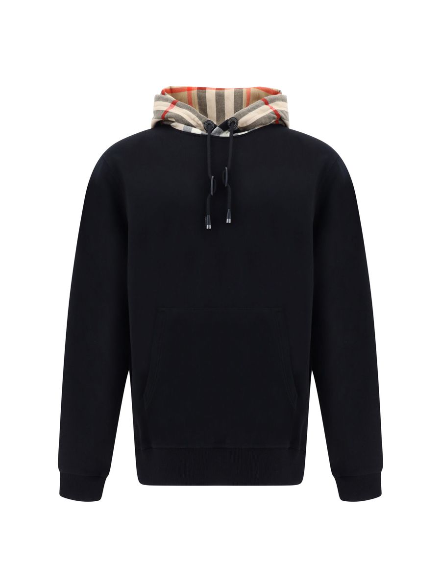Burberry Elegant Oversized Svart Samuel Hoodie
