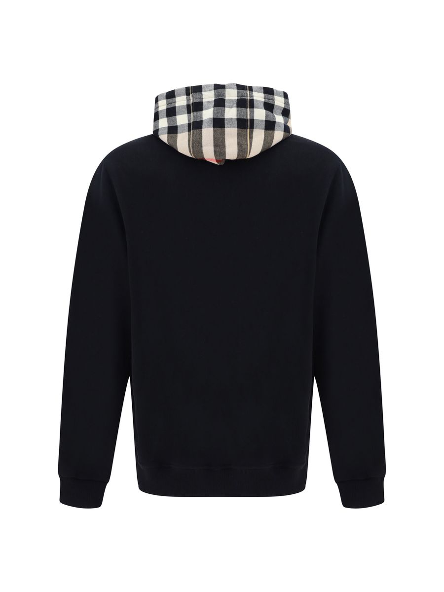 Burberry Elegant Oversized Svart Samuel Hoodie