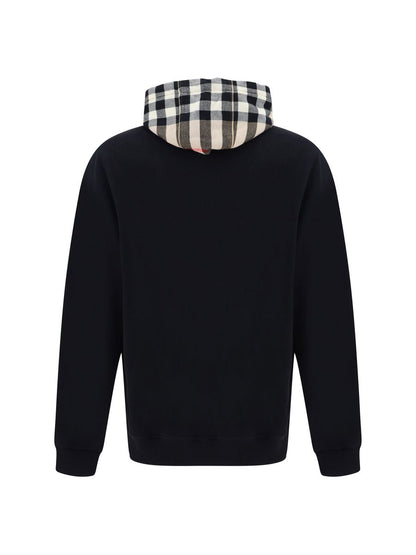 Burberry Elegant Oversized Svart Samuel Hoodie