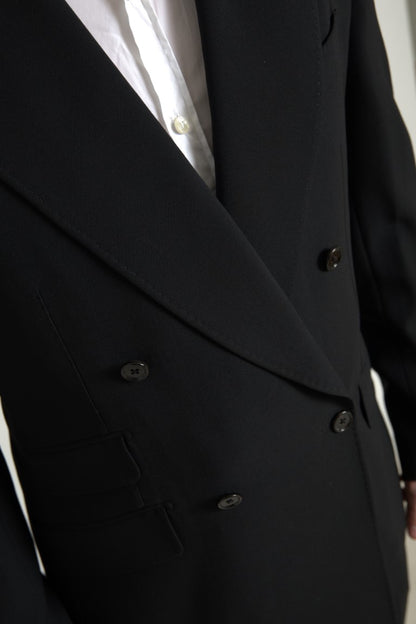 Dolce &amp;amp; Gabbana Svart 2-delad dubbelknäppt kostym från SICILIA