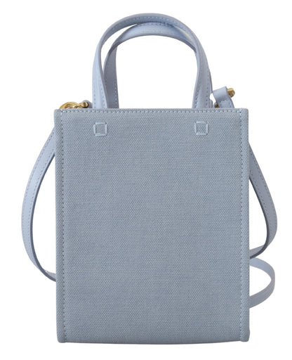 Givenchy Blå Belagd Canvas Vertikal Moln Mini Axelväska