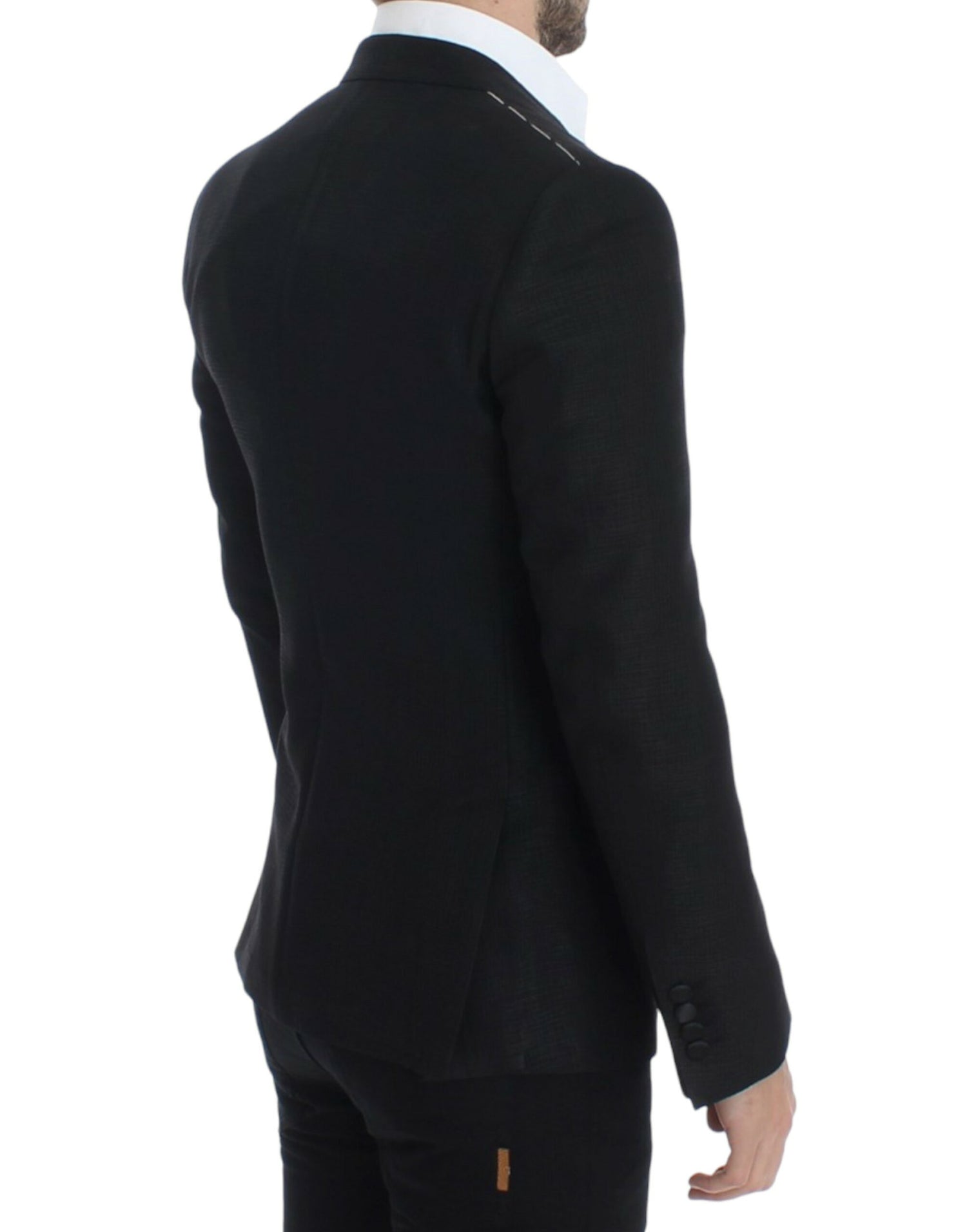 Dolce &amp;amp; Gabbana Svart ull MARTINI smal kavaj