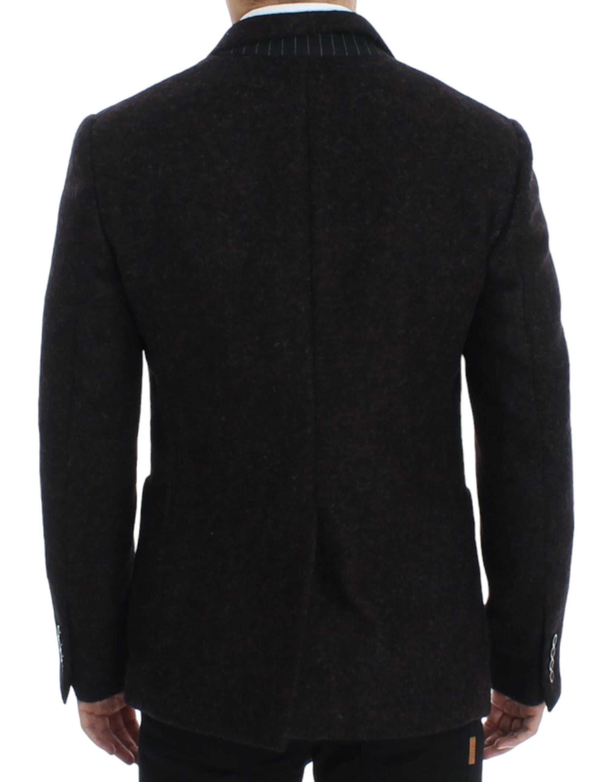 Dolce &amp;amp; Gabbana Bordeaux alpaga blazer med två knappar